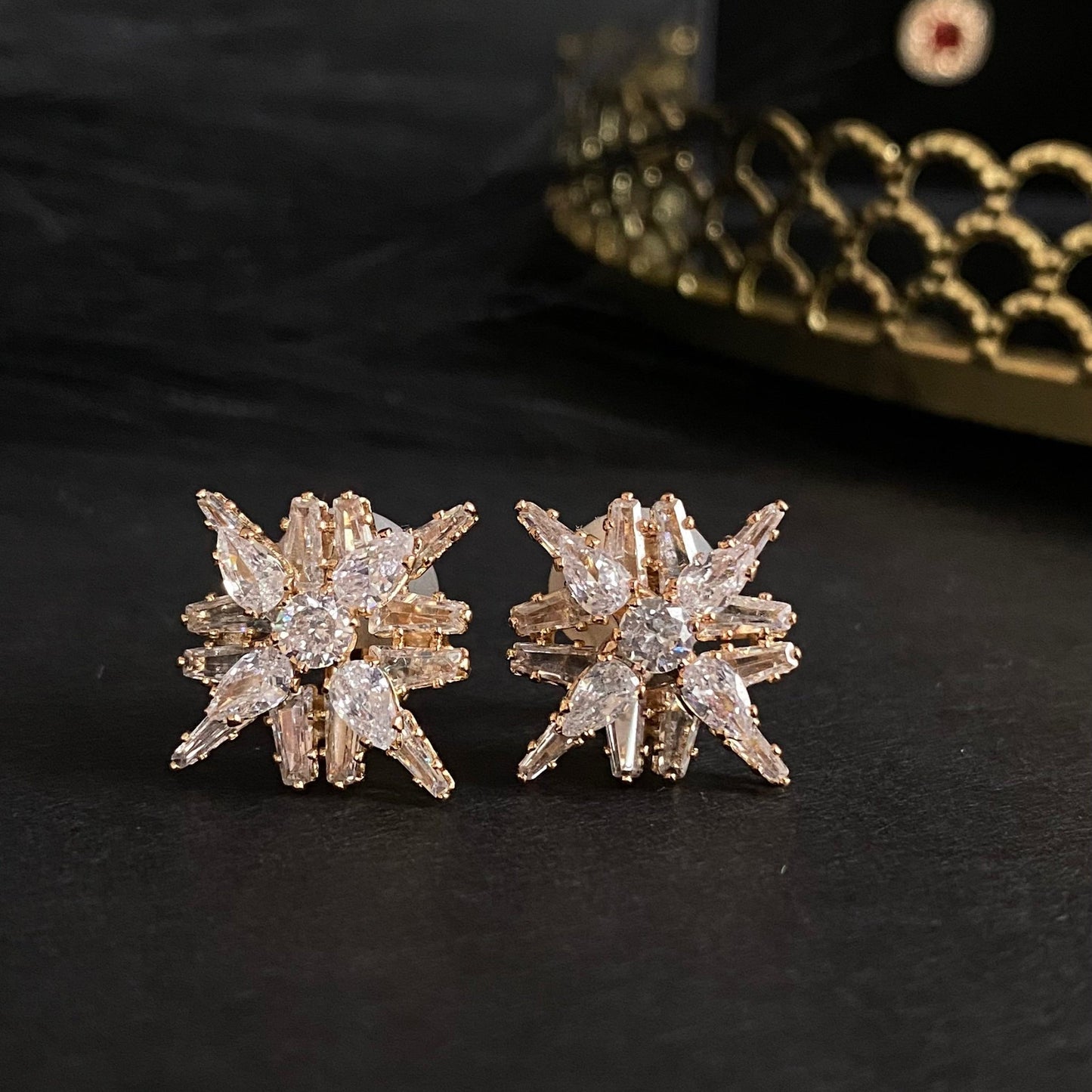 Star Luxe – Apzeltīti klipši ar cirkonijiem – apzeltītas rotaslietas | Tavas Rotas