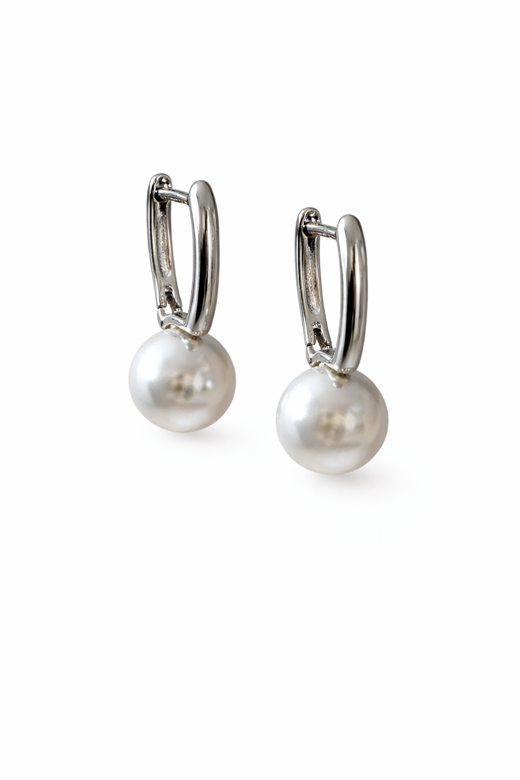 Apsudraboti riņķīši ar pērlītēm - 18k - apzeltita - rotas