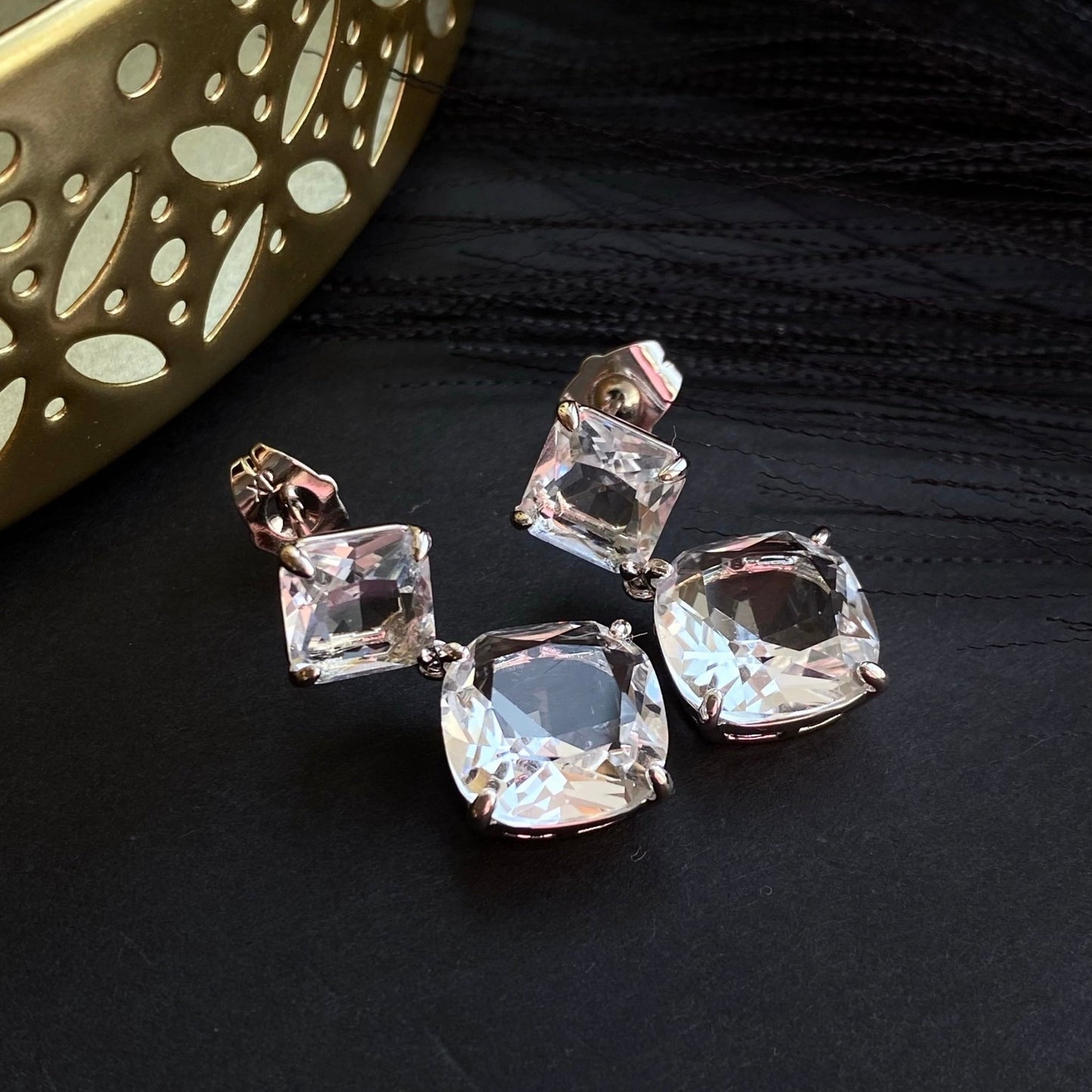  - Crystal Drop – Nokareni nagliņu auskari - 4