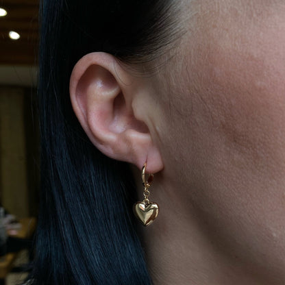 Eliza - 18k Gold - Plated Heart Drop Earrings18k Gold - Plated18k Gold - Plated Earrings18k gold - plated necklace