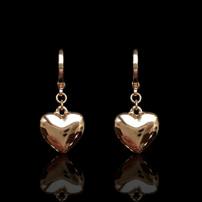 Eliza - 18k Gold - Plated Heart Drop Earrings18k Gold - Plated18k Gold - Plated Earrings18k gold - plated necklace