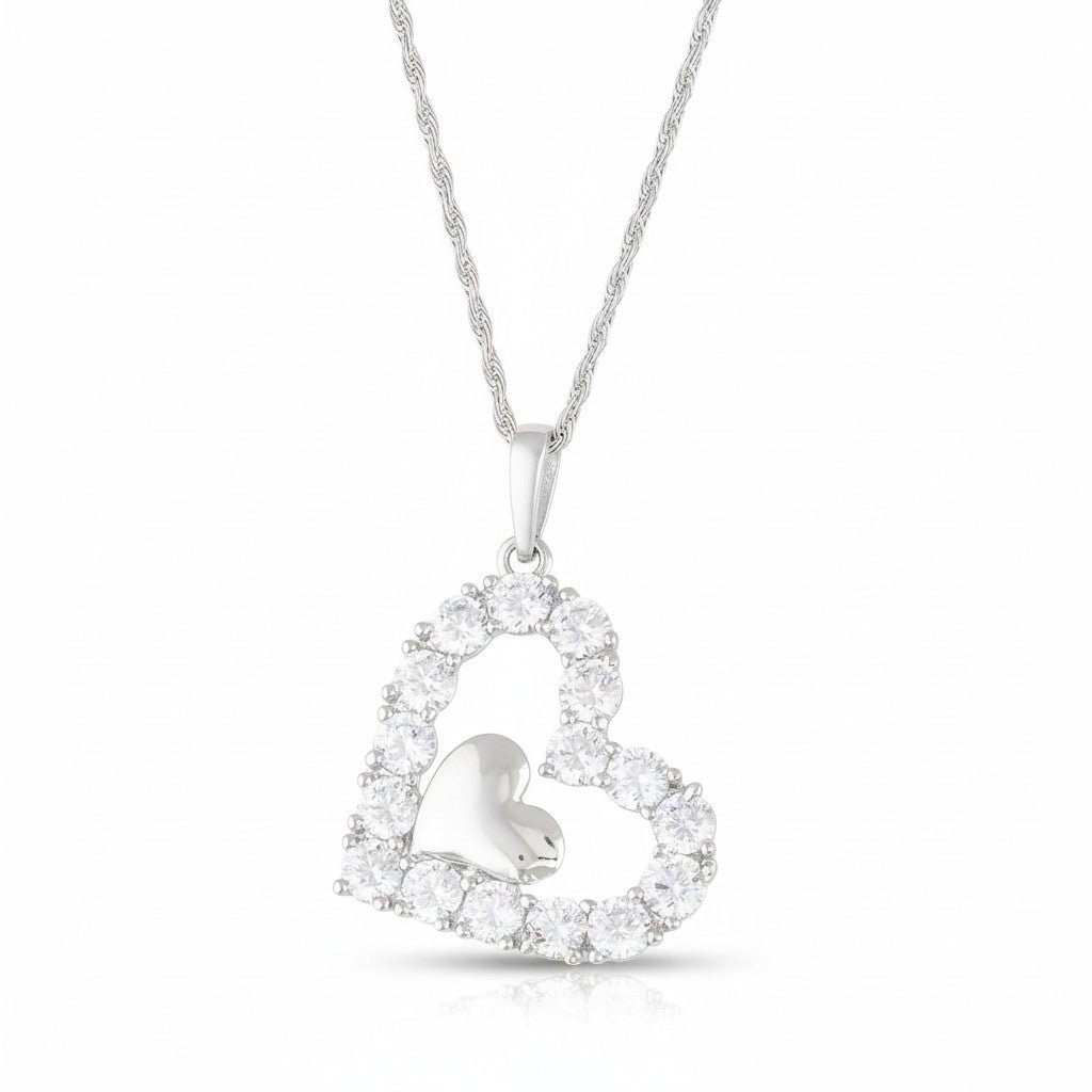  - Heart Glow – Kaklarota ar mirdzošu sirds kulonu - 1