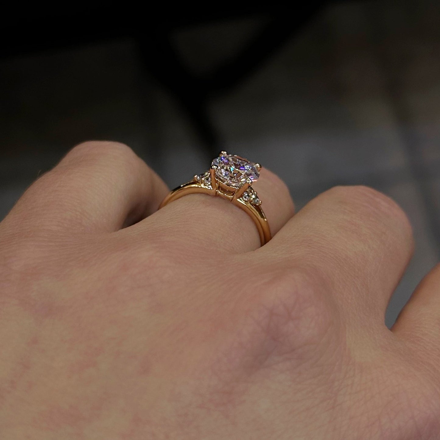 Lux apzeltīts gredzens