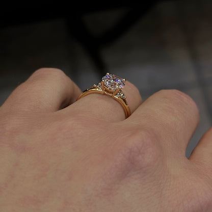 Lux apzeltīts gredzens