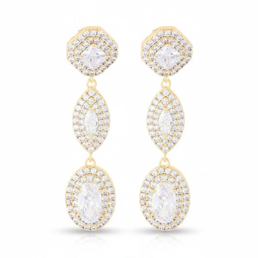  - Triple Glow – Grezni auskari ar trīskāršu mirdzumu - 1